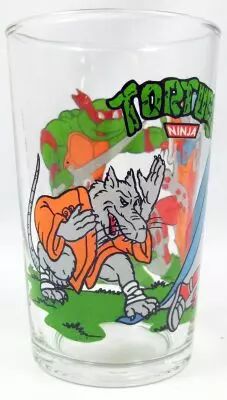 Tortues Ninja - Verre � moutarde Amora 1990 - Splinter & Leo vs. Shredder