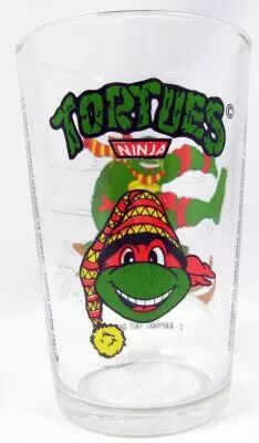 Tortues Ninja - Verre � moutarde Amora 1992 - Raphael fait de la luge
