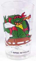 Tortues Ninja - Verre à moutarde Amora 1992 - Raphael fait de la luge