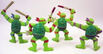 Tortues Ninjas - Set de 4 figurines pvc Bully
