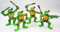 Tortues Ninjas - Set de 4 figurines pvc Bully