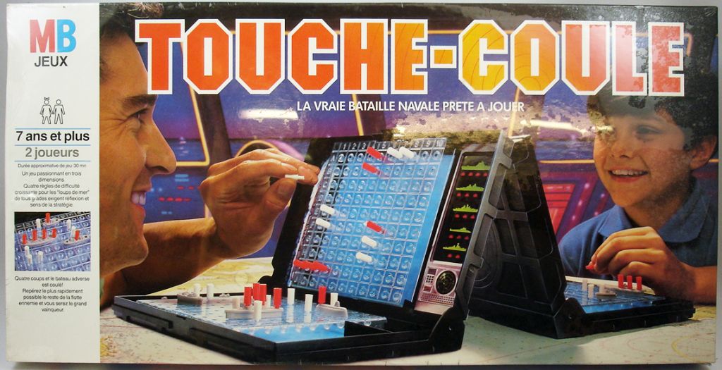 Touché-Coulé Bataille Navale - Jeu de société - MB Jeux 1986