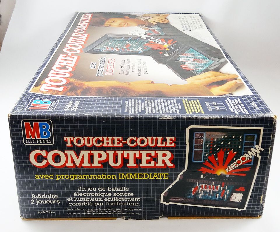 👻 Ancien Jeu Électronique MB Touché-Coulé Computer Bataille Navale Vintage