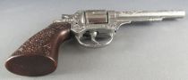 Toy Metal Cap Gun Firecracker pistol GS-8 N° 80 Carved Stock - Gonher Spain