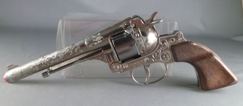 Toy Metal Cap Gun Firecracker Pistol N 122 Gonher Spain