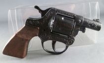 Toy Metal Cap Gun Police Firecracker pistol N° 73 - Gonher Spain