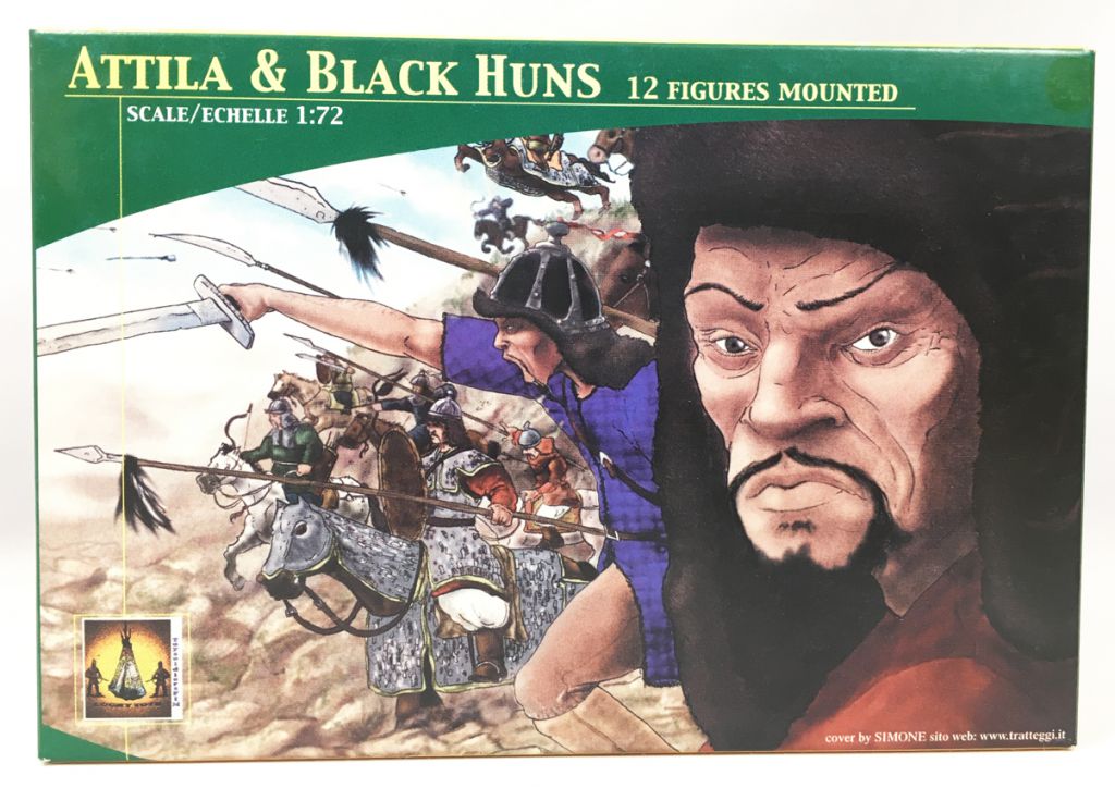 Bagged ATTILA & THE BLACK HUNS X 12 MONGOLS LUCKY TOYS TL000 1:72 SCALE 