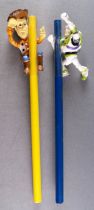 Toy Story - Figurines Pvc sur Crayon Graphite - Woody & Buzz l\'Eclair