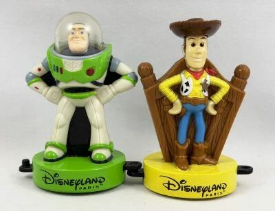 Toy Story - McDonald\'s / Disneyland Paris - Woody & Buzz Lightyear 3.5\  Stamp figures