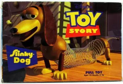 Toy Story - Think Way - Zig-Zag Slinky Dog - jouet � tirer