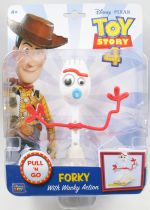 Disney Pixar Toy Story 4 FORKY Pull & Go Figure 2019 NEW With Whacky Action 