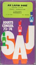 Toys Advice Catalog SAJ 1973-74 Dolls  Fisher Price Joustra Starlux Garages Pedals Car