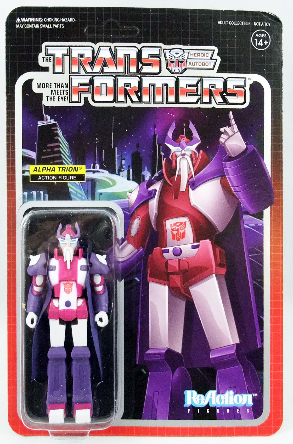 Transformers Super7 ReAction Figure Alpha Trion
