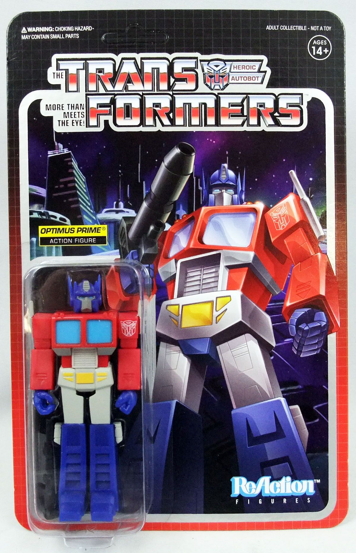 Transformers - Super7 ReAction Figure - Optimus Prime