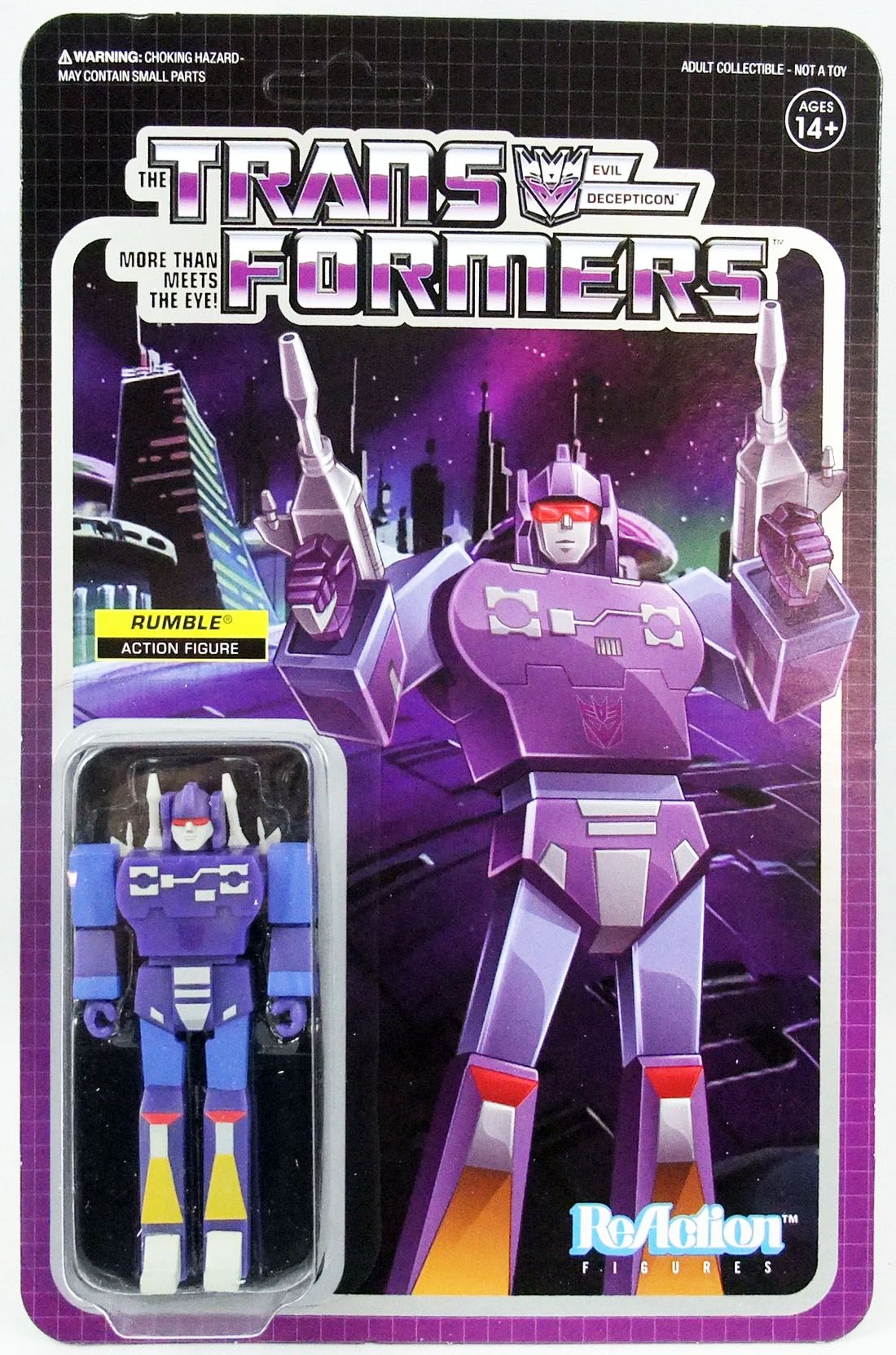 Transformers Reaction Figures by Super 7 Rumble 