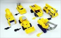 Transformers G1 - Constructicon - Set complet des 6 figurines (Exclusives Europe 1991)