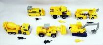 Transformers G1 - Constructicon - Set complet des 6 figurines (Exclusives Europe 1991)