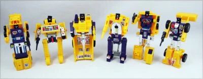 Transformers G1 - Constructicon - Set complet des 6 figurines (Exclusives Europe 1991)