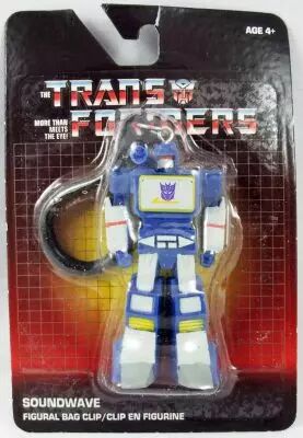 Transformers G1 - Figurine Clip porte-cl� 7cm - Soundwave