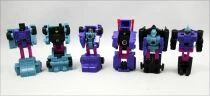 Transformers G1 - Micromasters Battle Squad : Fireshot, Vanquish, Direct-Hit, Power Punch, Meltdown, Half-Track (loose)