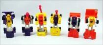 Transformers G1 - Micromasters Constructor Squad : Stonecruncher, Excavator, Sledge, Hammer, Grit, Knockout (loose)