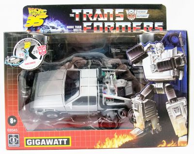 Transformers G1 Exclusive - Autobot Delorean Gigawatt (Back to the Future 35th anniversary)