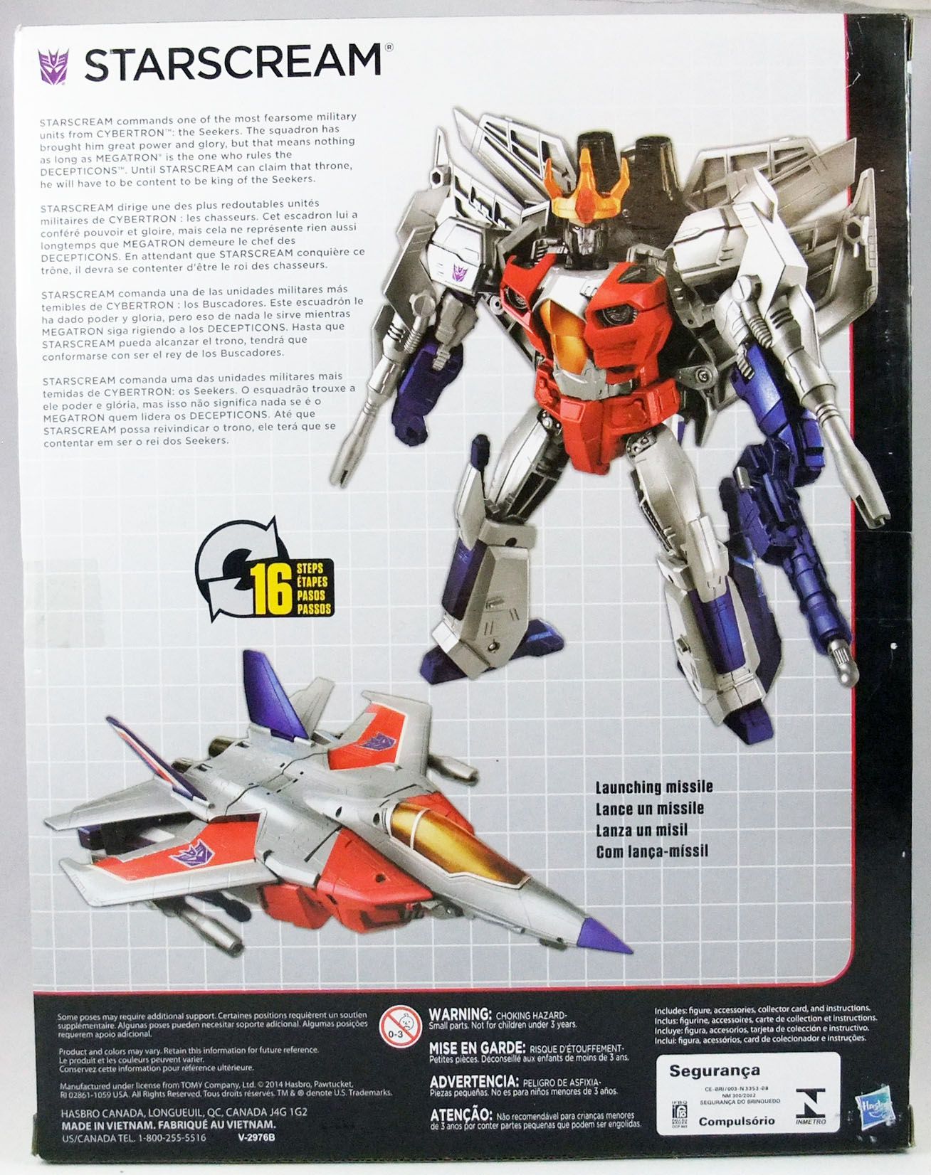 Transformers Combiner Wars Leader Class Starscream