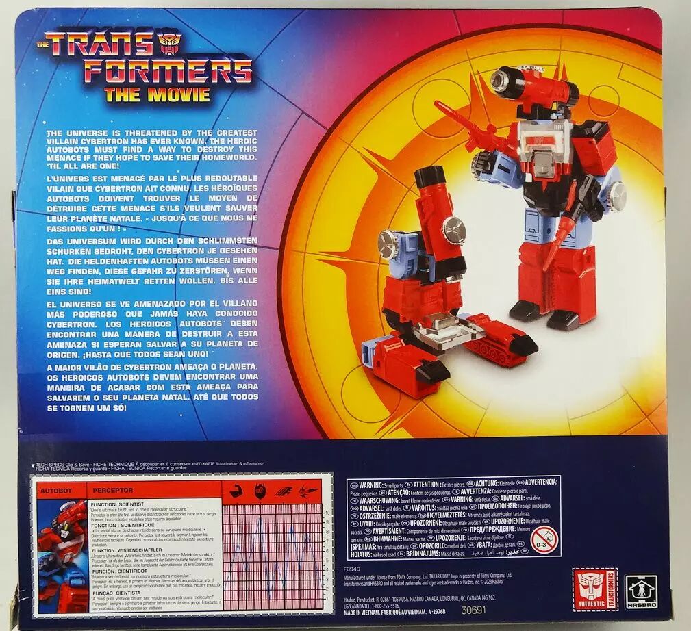 Transformers The Movie Autobot Scientist Perceptor Hasbro