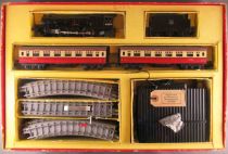 Tri-Ang R1 Oo Ho Br Coffret Train Passagers Loco Vapeur 231 46201 2 Voitures M7071 Rails Transfo