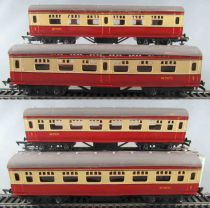 Tri-Ang R1 Oo Ho Br Coffret Train Passagers Loco Vapeur 231 46201 2 Voitures M7071 Rails Transfo