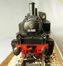 Trix 2412 Ho Dr Steam Loco 0-8-0 040 BR 92 692 Black Reverse Lighting no Box