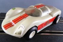 Troby 903 - Porsche Carrera 6 Cream Colour with Red Stripes Lexan Body no Box 1:32