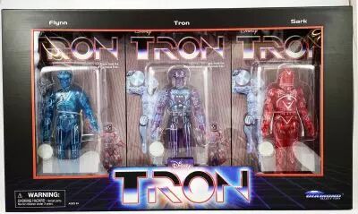 Tron - Diamond Select - Flynn, Tron & Sark (SDCC 2021 Exclusive) - Figurine articul�e 18cm