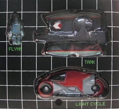 Tron - Medicom Kubrick - Set B Flynn w/ Tank & Light cycle
