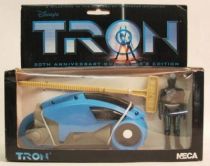 Tron - NECA - 20th anniversary Flynn & blue light cycle