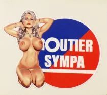 Truck - Pin Up Les Routiers Sticker 9 cm 2