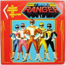 Turbo Ranger - Disque 45Tours - Bande Originale du feuilleton Tv - AB Kid 1990