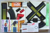 Tyco 6804 - Boxed Slot Car Set Collision Crossing 2 Trans-Am Lightning Very Good