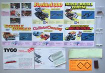 Tyco 6804 - Boxed Slot Car Set Collision Crossing 2 Trans-Am Lightning Very Good