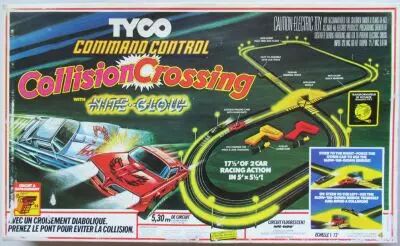 Tyco 6804 - Circuit Collision Crossing Croisement Diabolique 2 Trans-Am Eclair�es