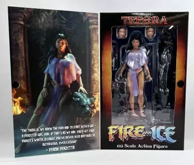 Tygra, la Glace et le Feu (Fire and Ice) - Teegra (Tygra) - Figurine 1:12�me - Frazetta