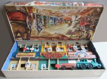 Type Comansi - Far-West - Coffret Tucson City 6 Bâtiments Trains Tapis Jeu