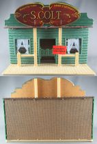 Type Comansi - Far-West - Coffret Tucson City 6 Bâtiments Trains Tapis Jeu