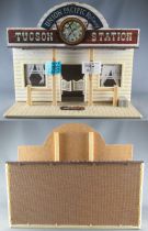 Type Comansi - Far-West - Coffret Tucson City 6 Bâtiments Trains Tapis Jeu