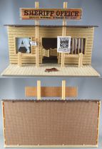 Type Comansi - Far-West - Coffret Tucson City 6 Bâtiments Trains Tapis Jeu