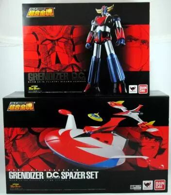 UFO Robo Grendizer - Bandai Soul of Chogokin GX-76+76X - Goldrake + Spazer Set