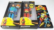 UFO Robo Grendizer - Ceji Fabianplastica - Alcor & Actarus (Duke Fleed & Koji Kabuto) 8\  action figures (Goldrake Italy box)