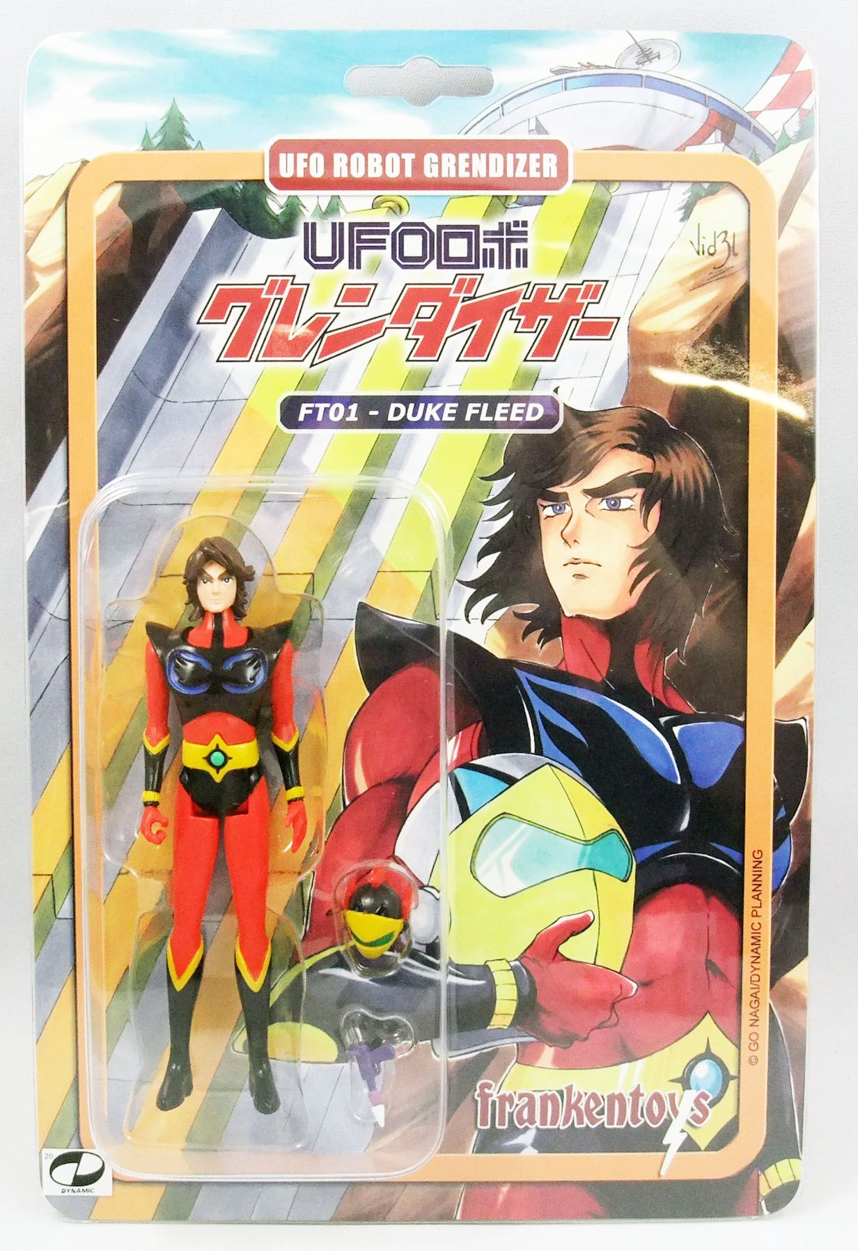 Medicom 2015 UFO Grendizer Pilot 100% Duke Fleed Bearbrick Be@rbrick 1pc 