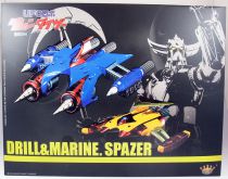 UFO Robo Grendizer - King Arts KSS016 - Marine Spazer & Drill Spazer set with light up features