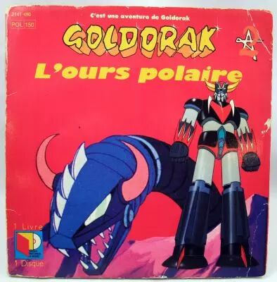UFO Robo Grendizer - Mini-LP Record-book \ L\'Ours Polaire\  - Saban Records 1982